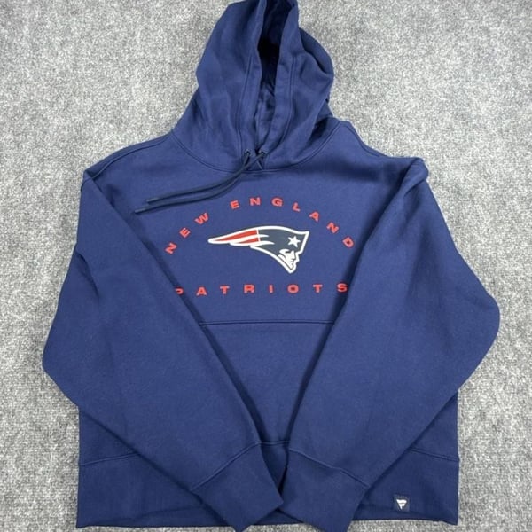 Fanatics New England Patriots Navy Women’s Pullover Hoodie - Size Medium NWOT