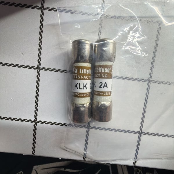 Littelfuse KLK 2 2A Fast-Acting Midget Fuse 600V