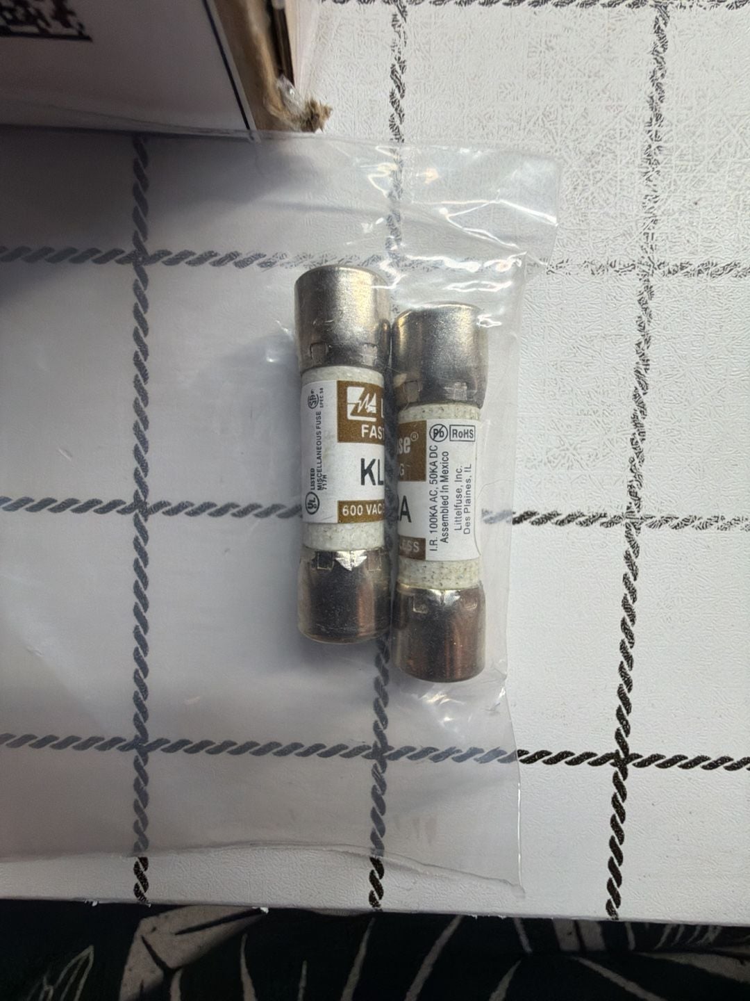 Littelfuse KLK 2 2A Fast-Acting Midget Fuse 600V 2
