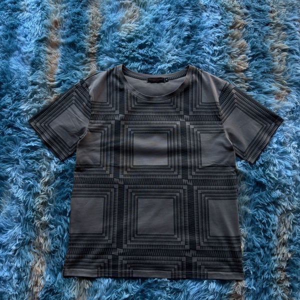 Undercoverism For Rebels Geometric Pattern T-Shirt