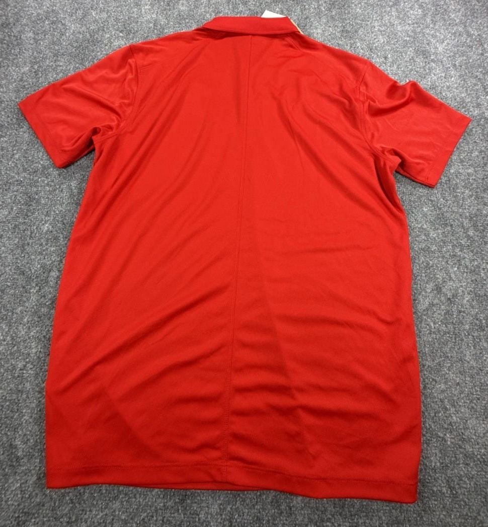 Nike Philadelphia Phillies Dri-FIT MLB Baseball Polo Shirt - Red Medium NWT 10