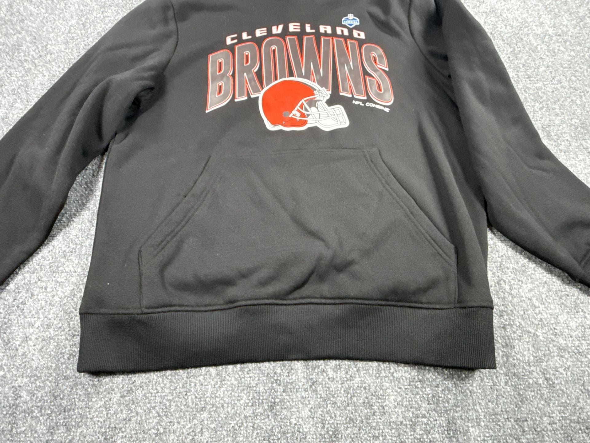 NFL Scouting Combine Cleveland Browns Black Pullover Hoodie - Size L NWT 5