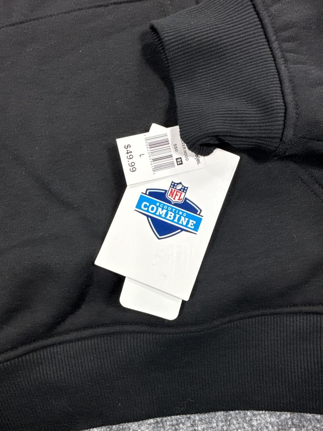 NFL Scouting Combine Cleveland Browns Black Pullover Hoodie - Size L NWT 6