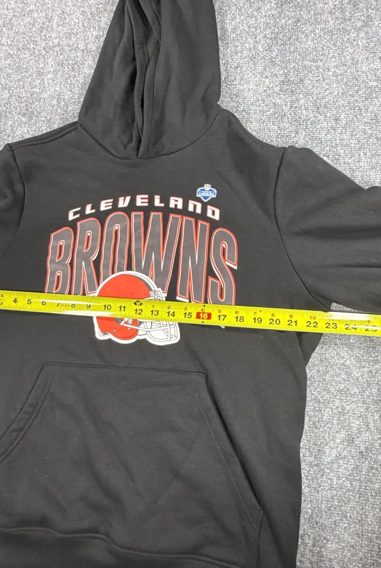 NFL Scouting Combine Cleveland Browns Black Pullover Hoodie - Size L NWT 11