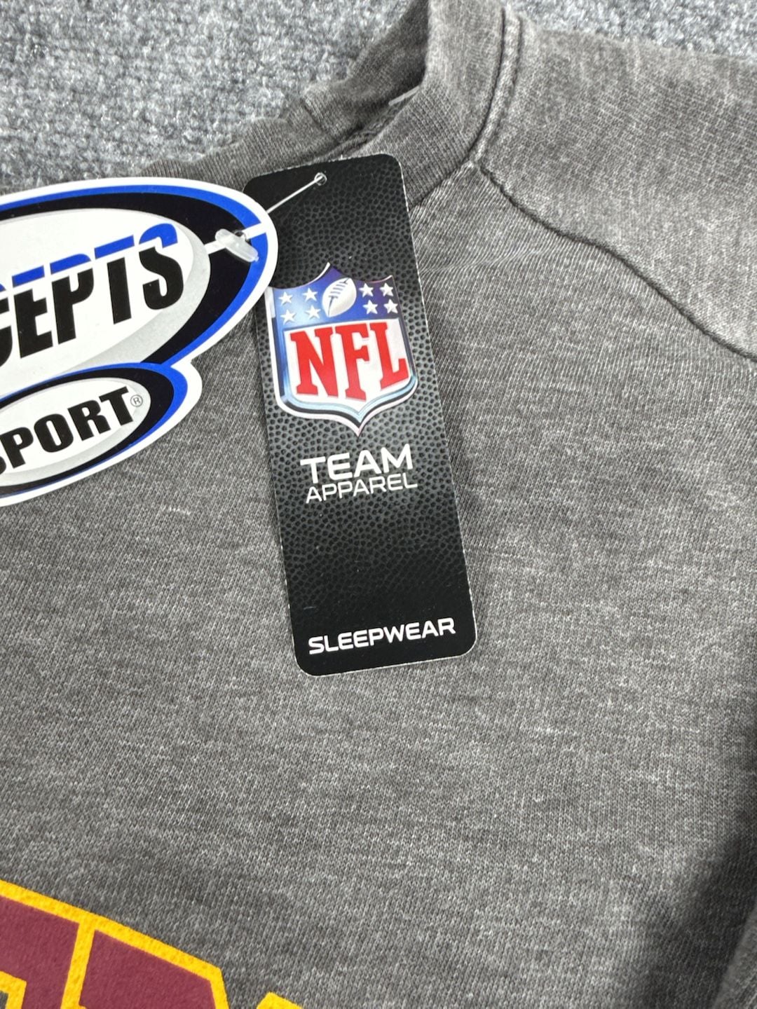 Washington Commanders Concepts Sport Women's Gray Sweatshirt - Size 3X NWT 5