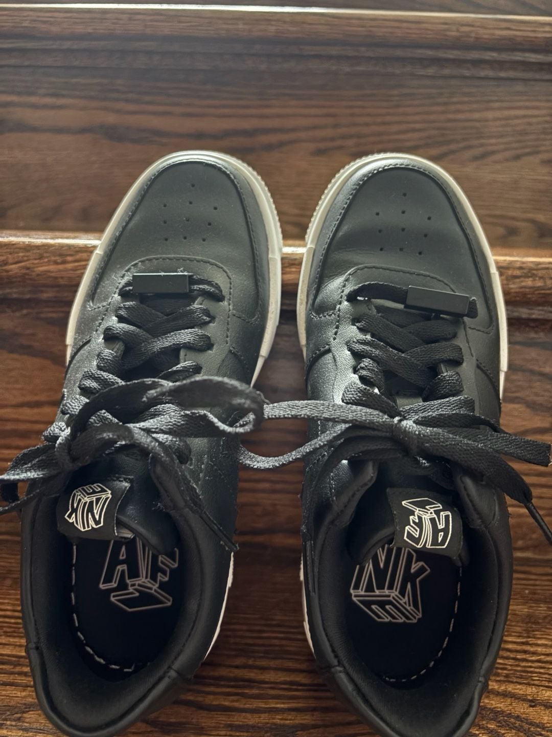 Nike Air Force 1 Pixel Black White Platform Women's Sneakers Size 5.5 2