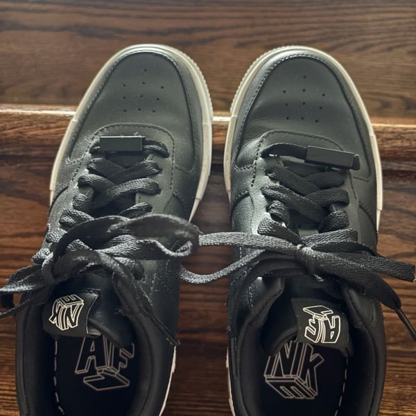 Nike Air Force 1 Pixel Black White Platform Women's Sneakers Size 5.5