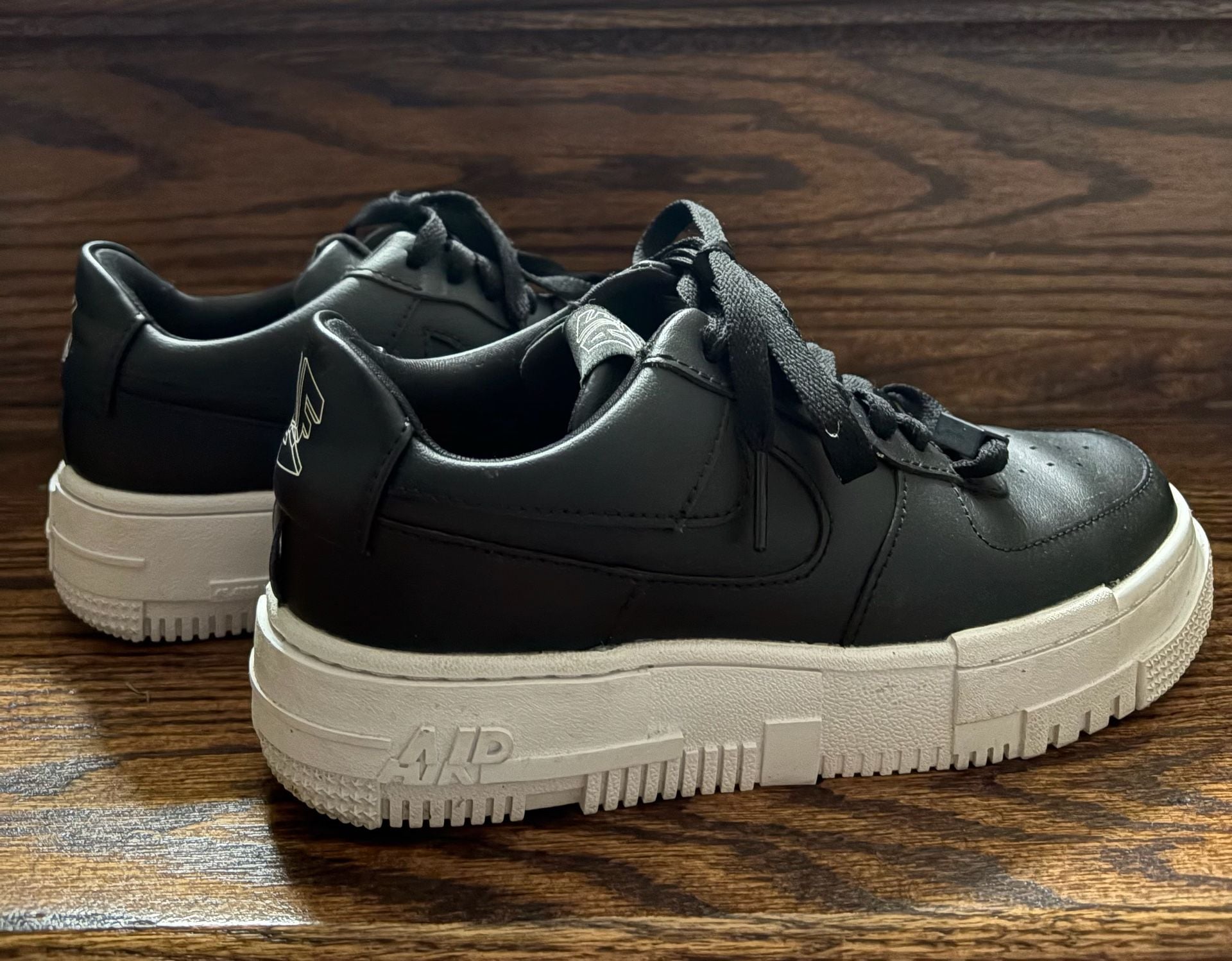 Nike Air Force 1 Pixel Black White Platform Women's Sneakers Size 5.5 3