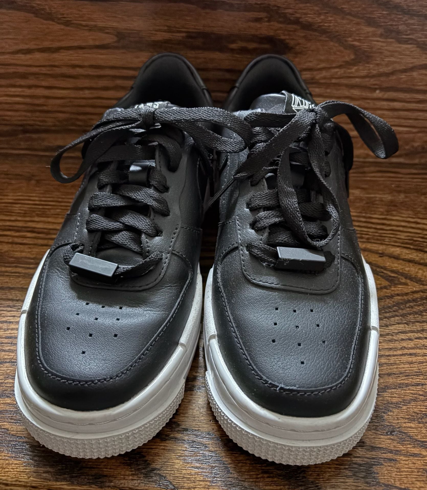 Nike Air Force 1 Pixel Black White Platform Women's Sneakers Size 5.5 5