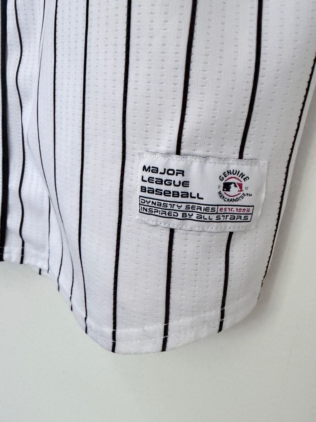 Pittsburgh Pirates MLB Dynasty Series Pinstripe Baseball Jersey Size Large 4