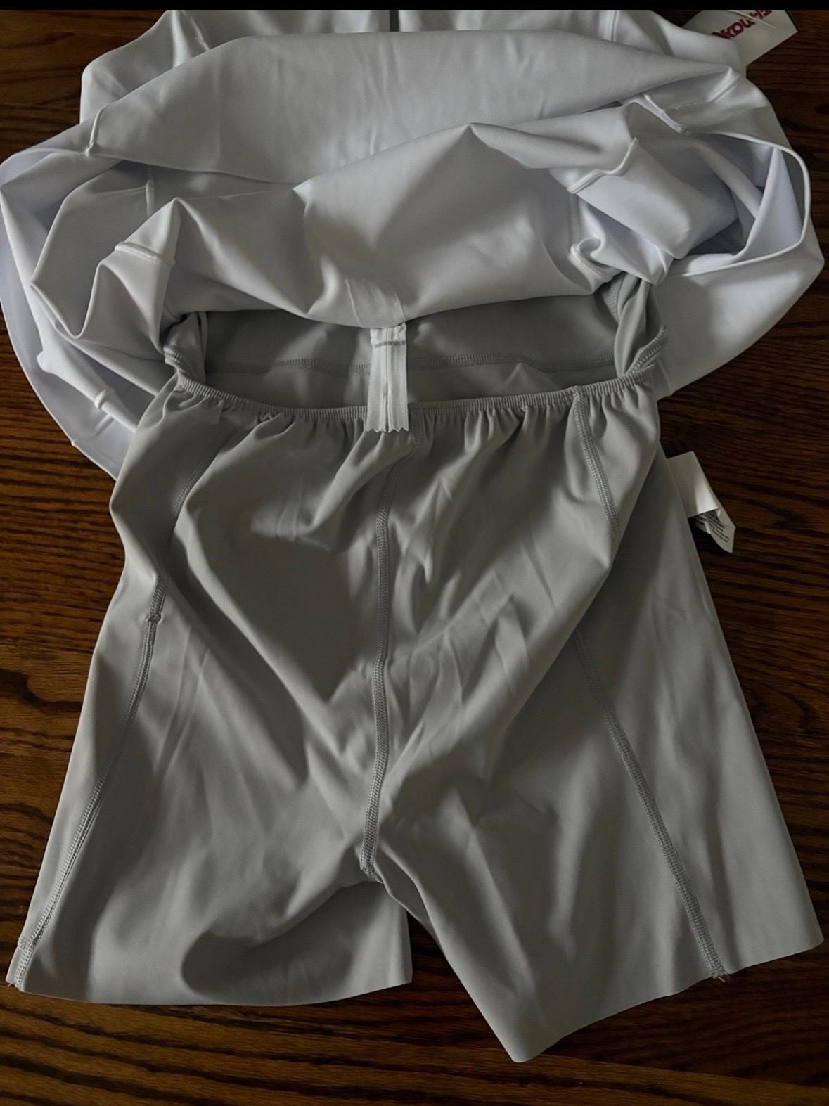 Spanx The Get Moving Zip Front Dress Vivid White Size M 6
