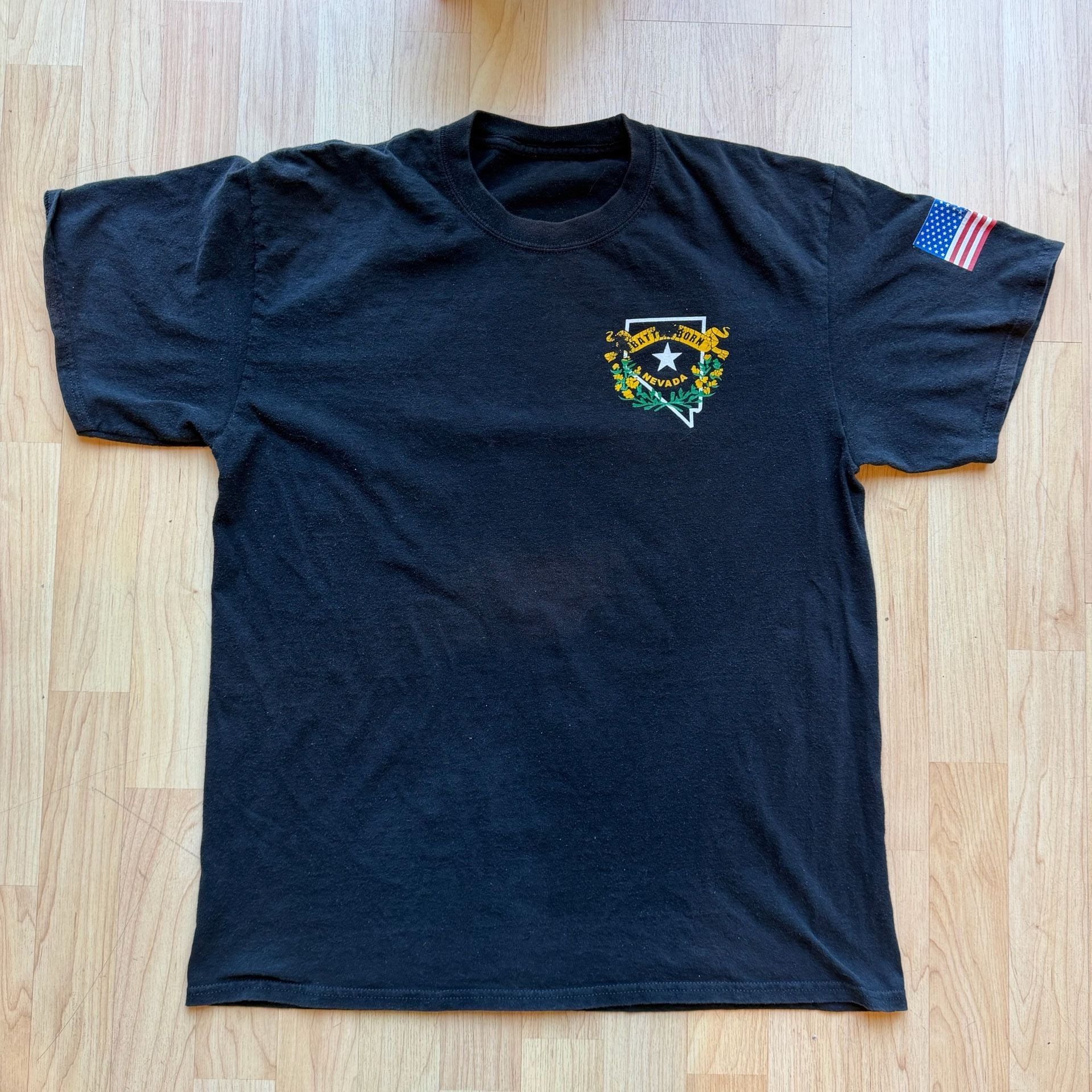 NDF Fire Winnemucca Black Graphic T-Shirt Nevada Battle Born 2