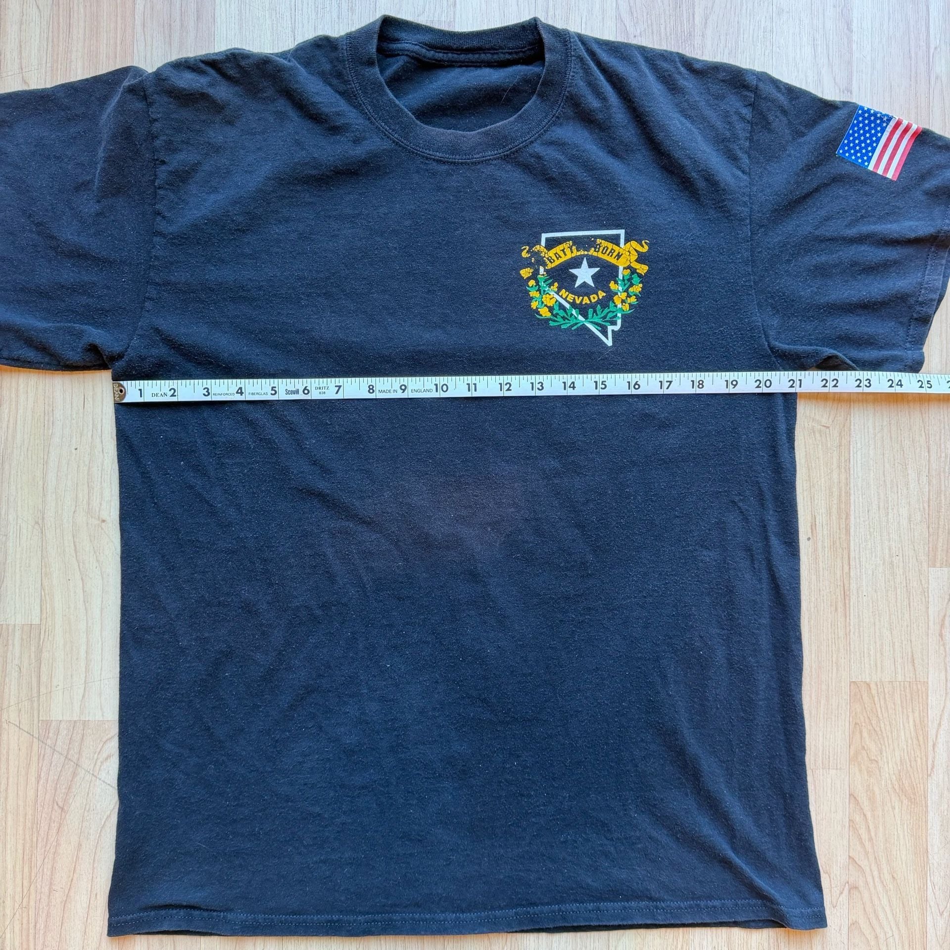 NDF Fire Winnemucca Black Graphic T-Shirt Nevada Battle Born 6