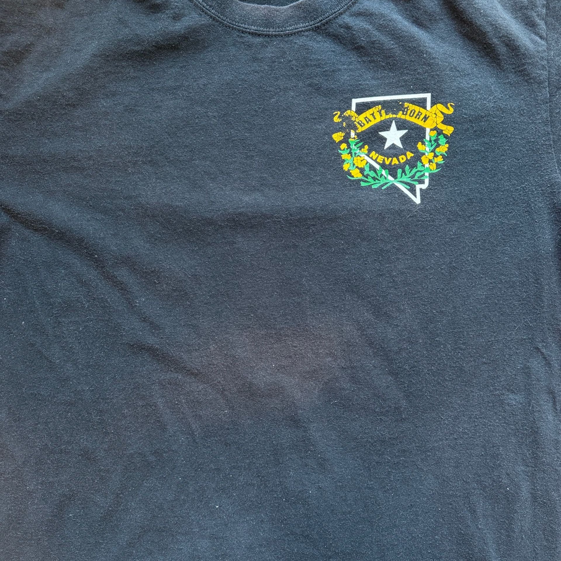 NDF Fire Winnemucca Black Graphic T-Shirt Nevada Battle Born 4