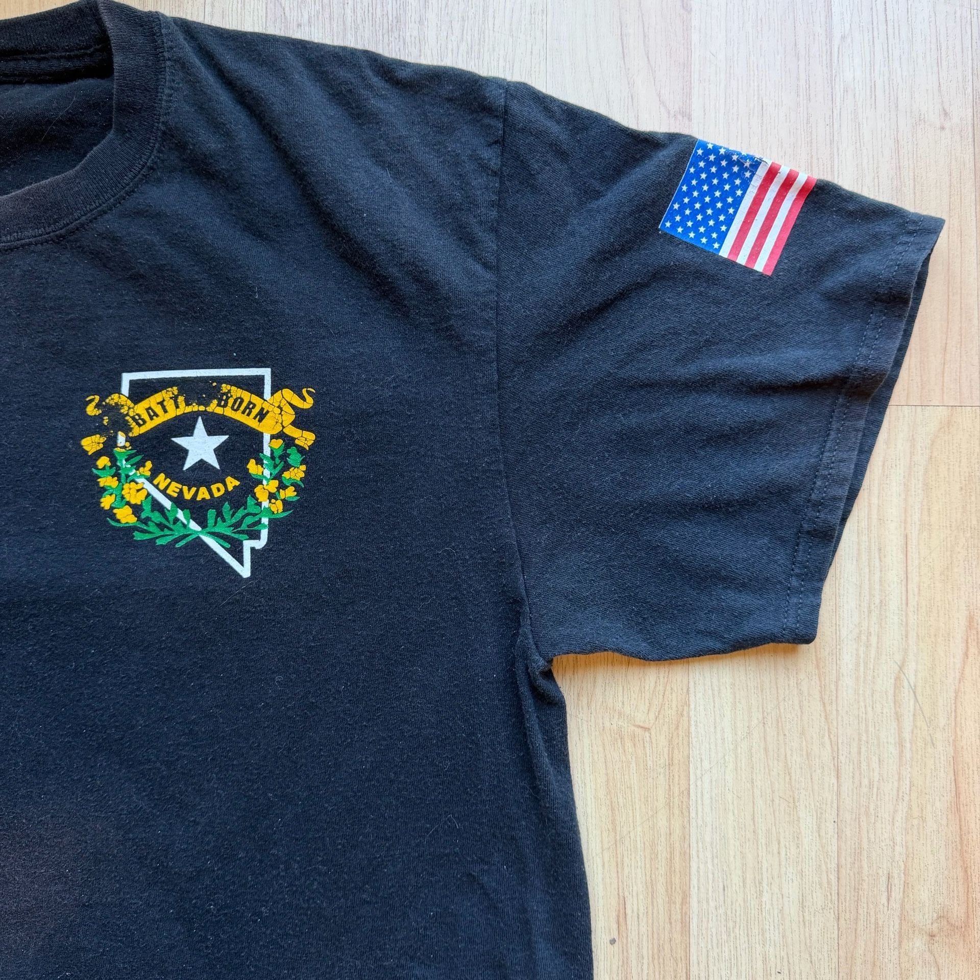 NDF Fire Winnemucca Black Graphic T-Shirt Nevada Battle Born 5