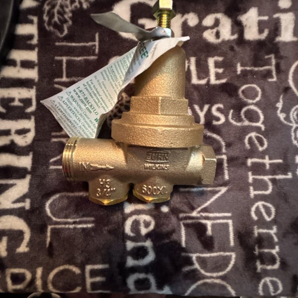 Zurn Wilkins 600XL 3/4" Water Pressure Reducing Valve