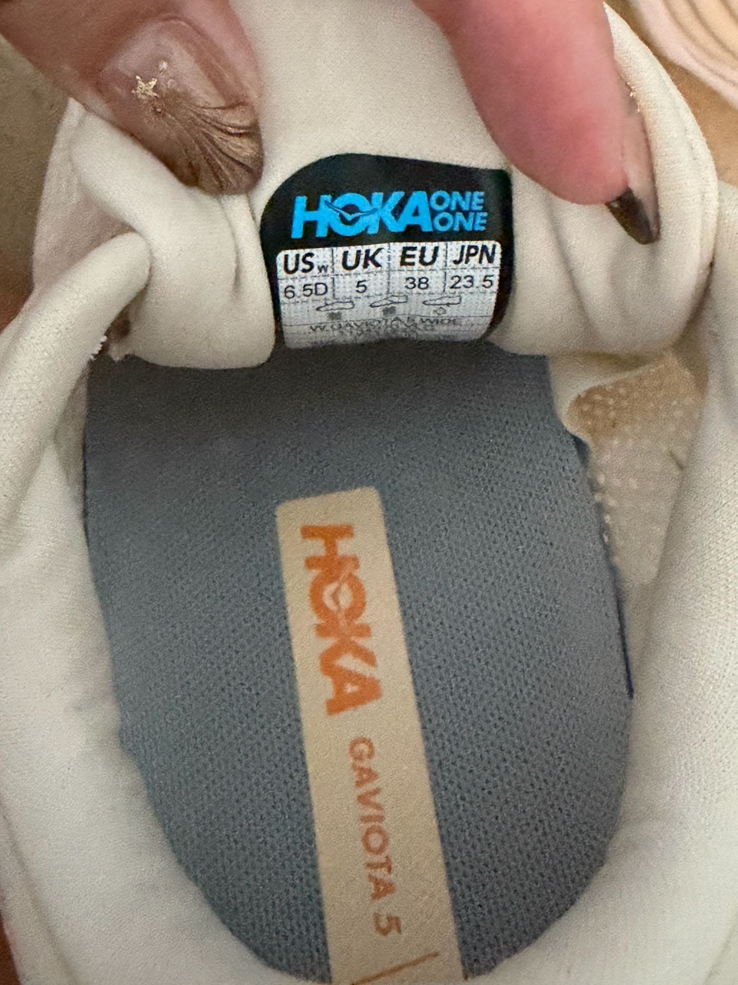 Hoka One One Women's Gaviota 5 Running Shoes Size 6.5 Wide 7