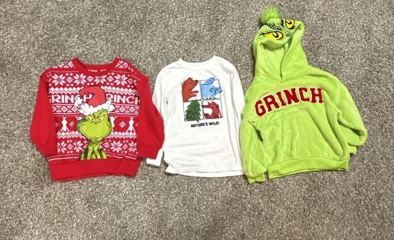 Assorted Toddler Boys Winter Tops Lot of 3 1