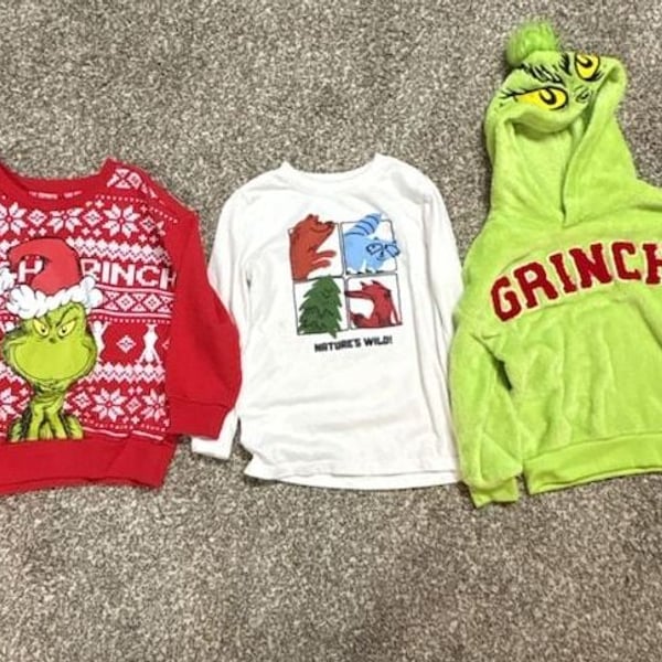 Assorted Toddler Boys Winter Tops Lot of 3