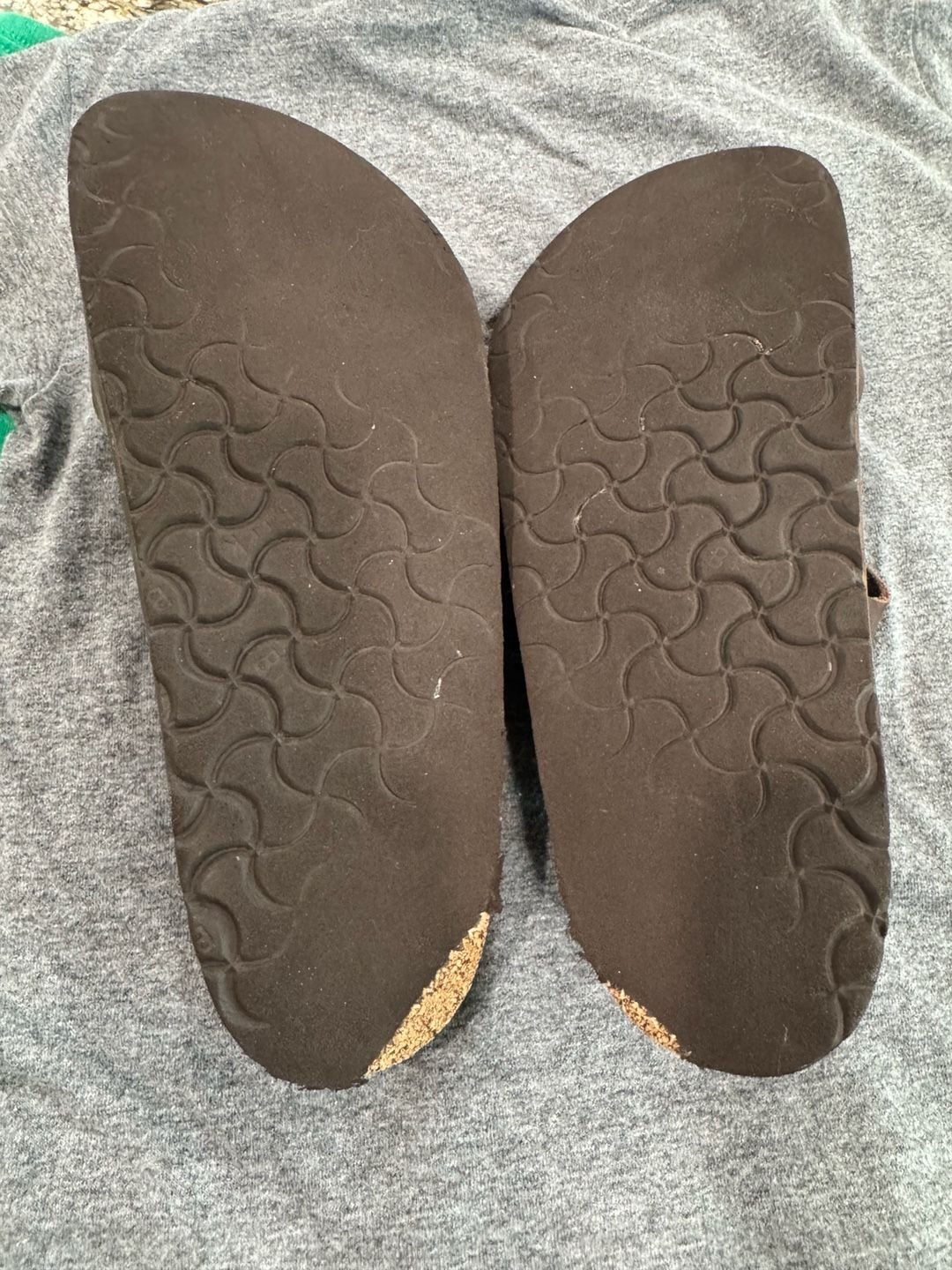 Birkenstock Florida Brown Oiled Leather Three Strap Sandals Size 41 5
