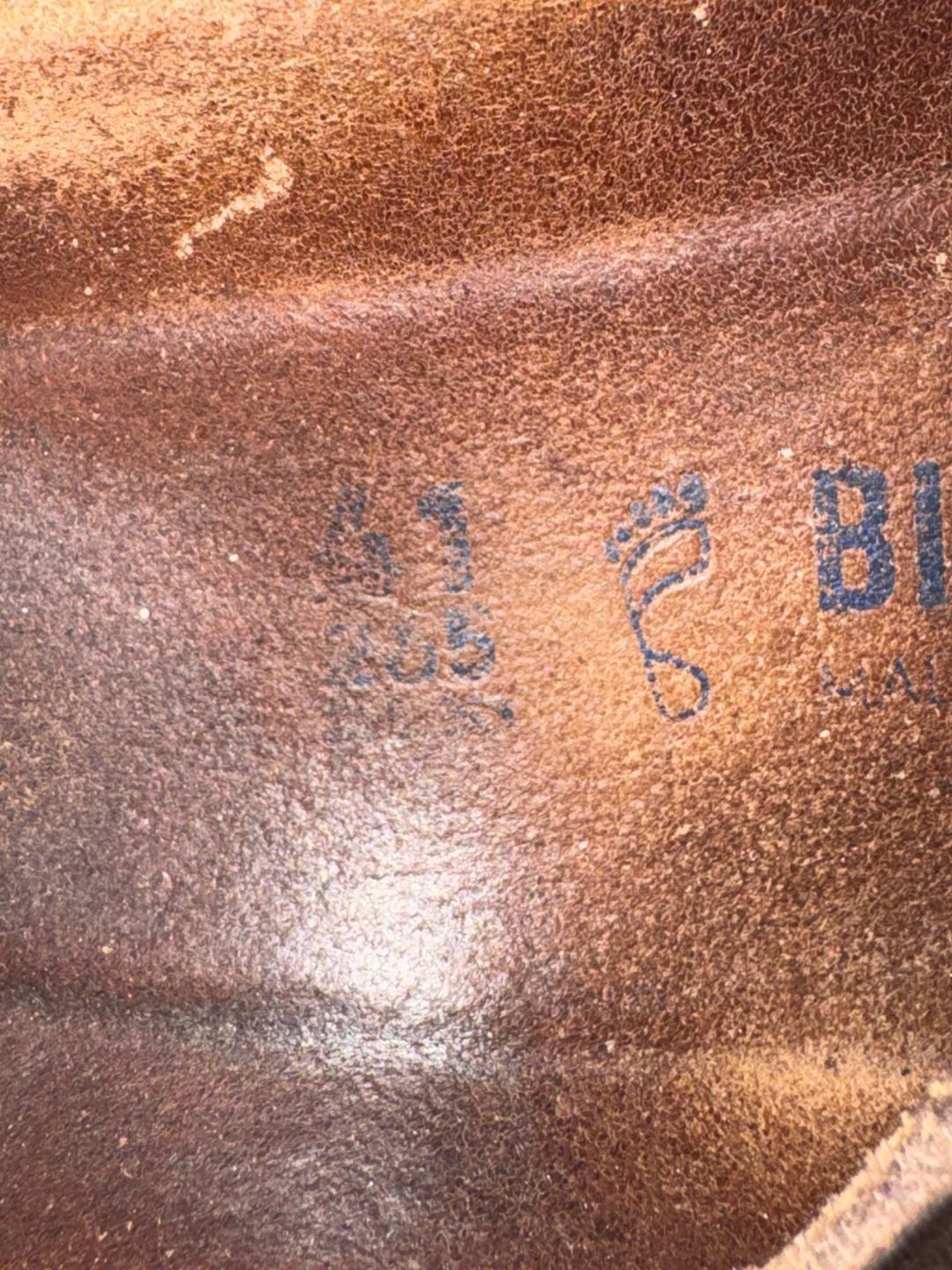 Birkenstock Florida Brown Oiled Leather Three Strap Sandals Size 41 6