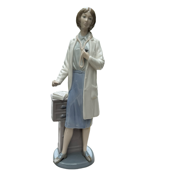 Nao by Lladro Porcelain Female Doctor Figurine