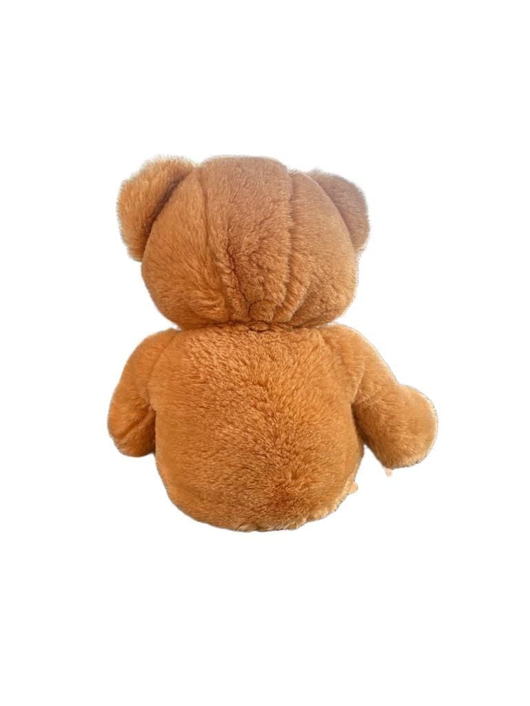 Vintage Huggies Brown Teddy Bear Plush Animal w/ I Love Huggies Foot Graphic 4