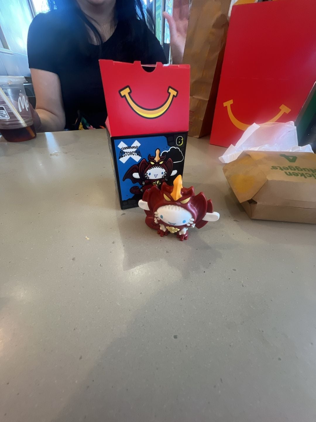 McDonald's Hello Kitty and Friends x Godzilla Destoroyah Cinnamoroll Toy. No box 1