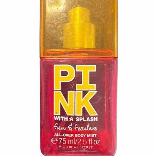 Victoria's Secret PINK With A Splash Fun & Fearless All-Over Body Mist 2.5 fl oz