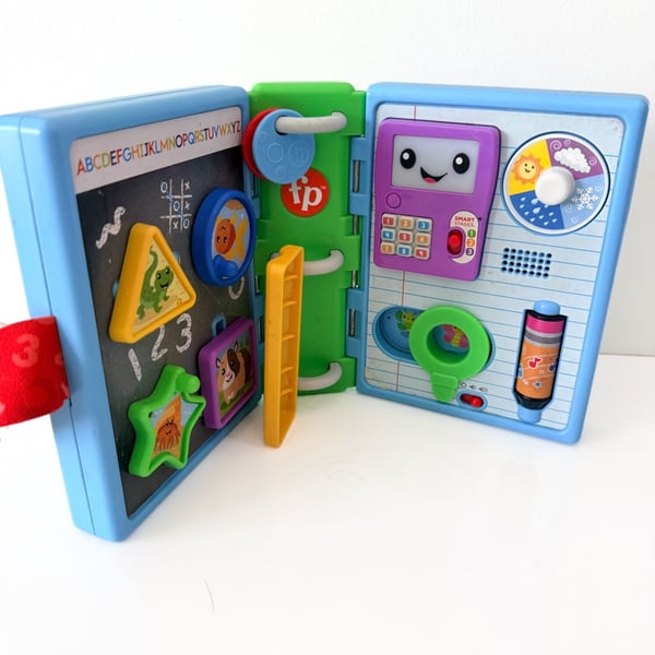 Fisher Price Laugh & Learn 123 Schoolbook Electronic Play Infants Toddlers