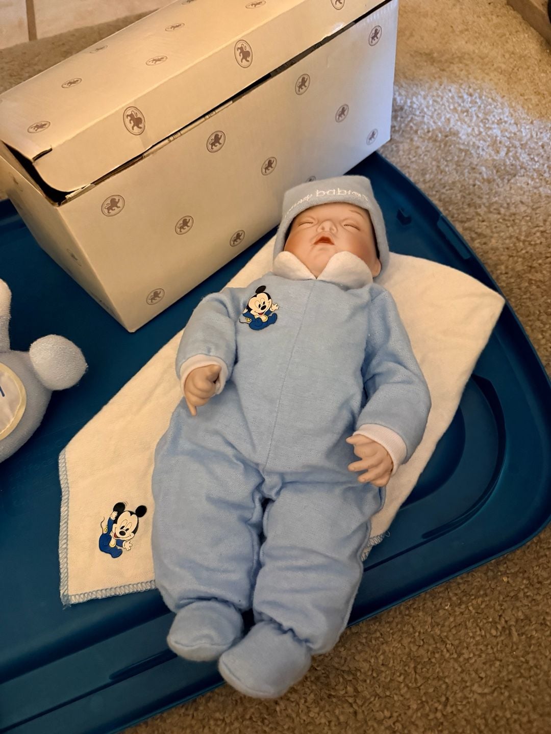 The Ashton-Drake Galleries Baby Mickey Disney Babies Porcelain Doll 1