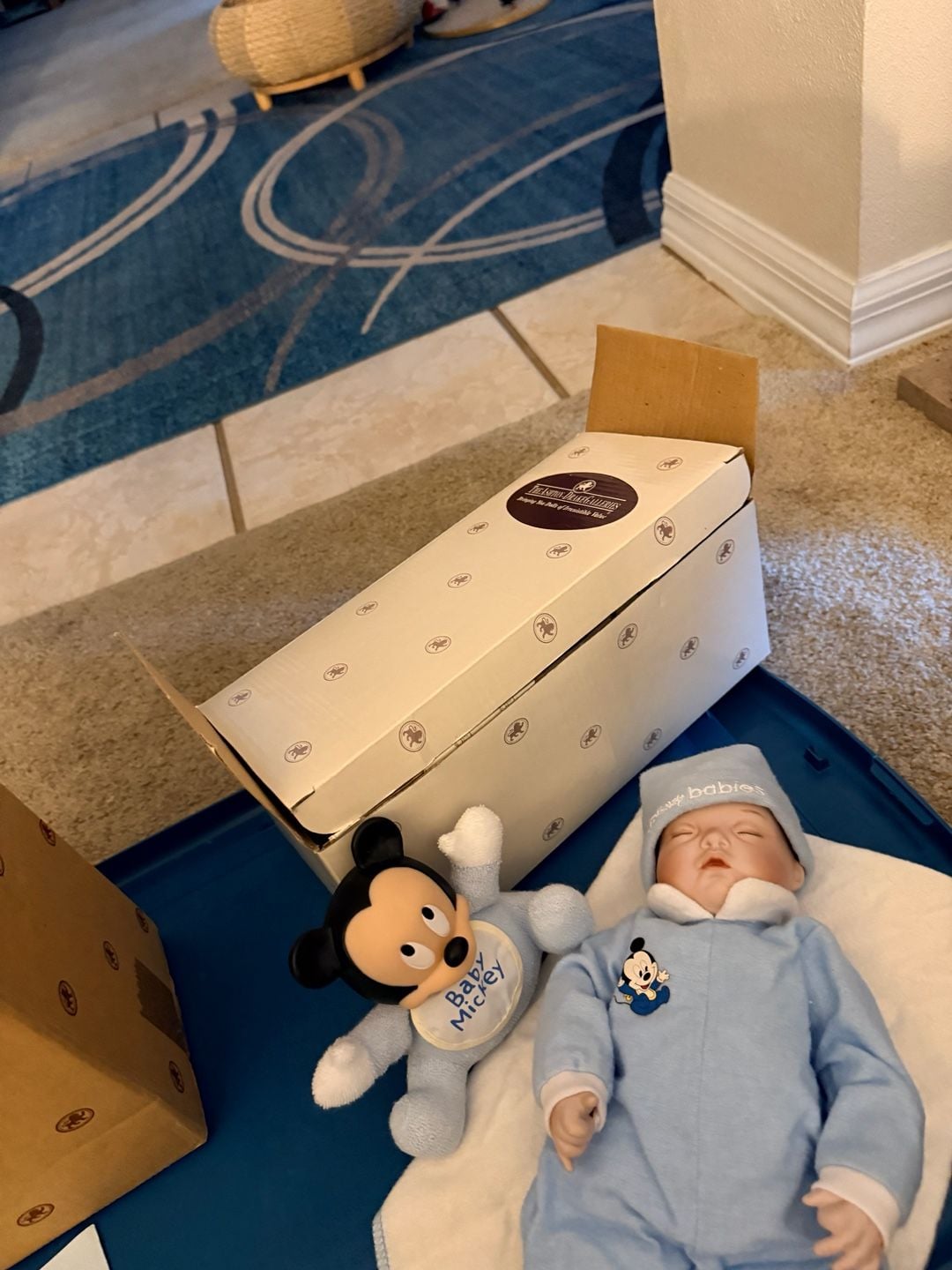 The Ashton-Drake Galleries Baby Mickey Disney Babies Porcelain Doll 6