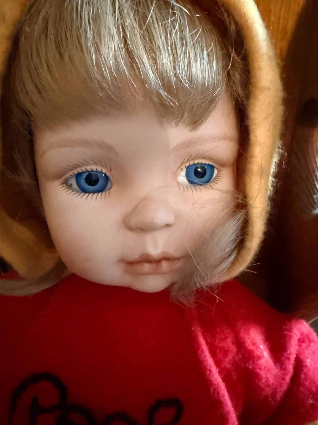 The Ashton-Drake Galleries Cindy McClure Porcelain Doll "You Need a Hug, Pooh" 2