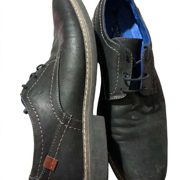 Varese William Black Memory Foam Men's Dress Shoes Size 10M