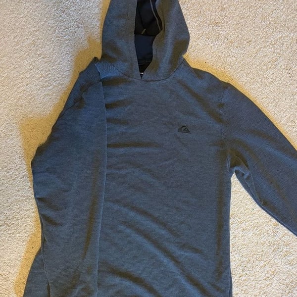 Quiksilver Mens Dryflight Textured Pullover Hoodie XL