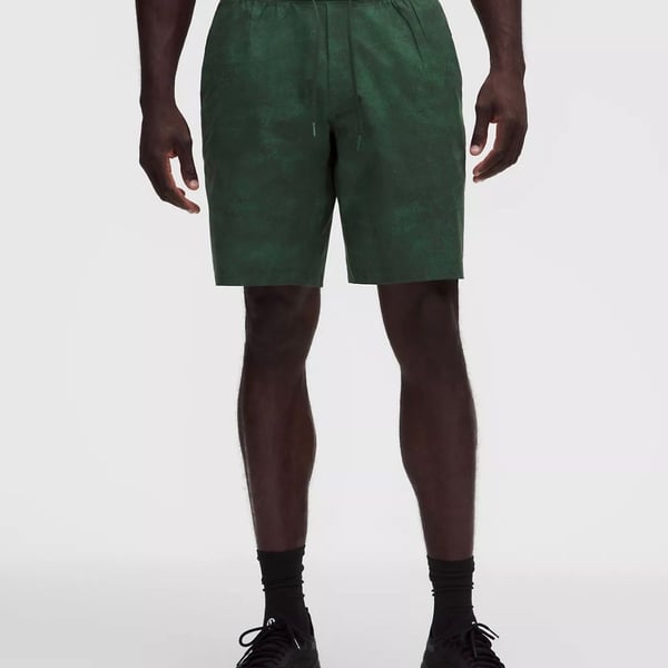 Lululemon Zeroed In Linerless Short 7" Mens Small Incline Texture Green NWT