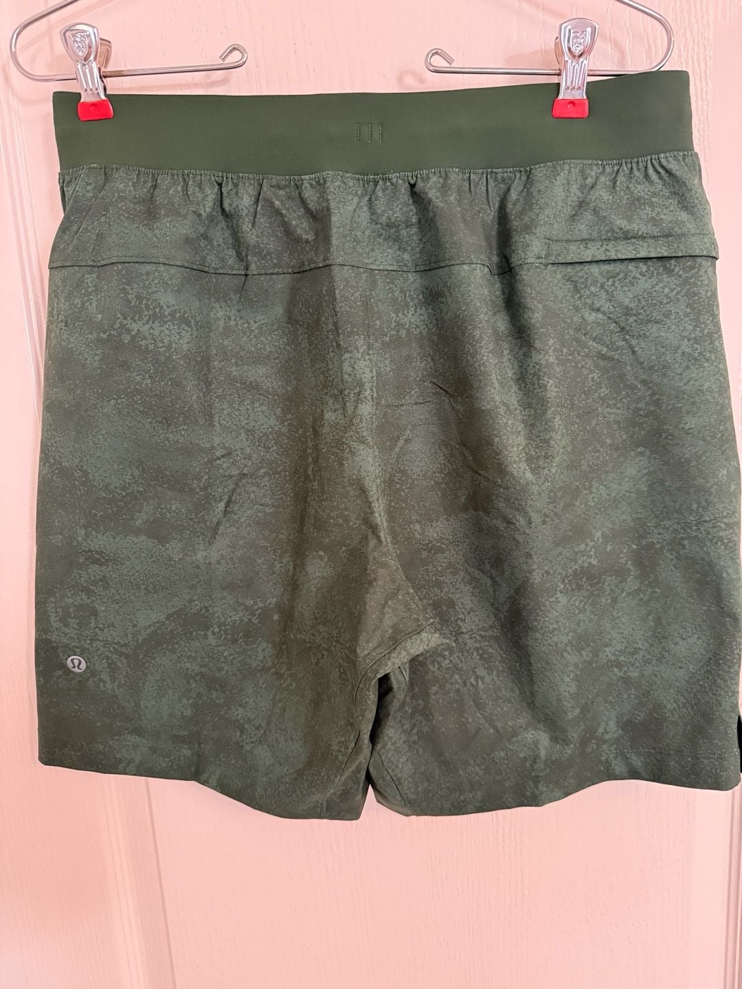 Lululemon Zeroed In Linerless Short 7" Mens Small Incline Texture Green NWT 5