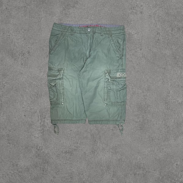 Unionbay Green Cotton Cargo Shorts