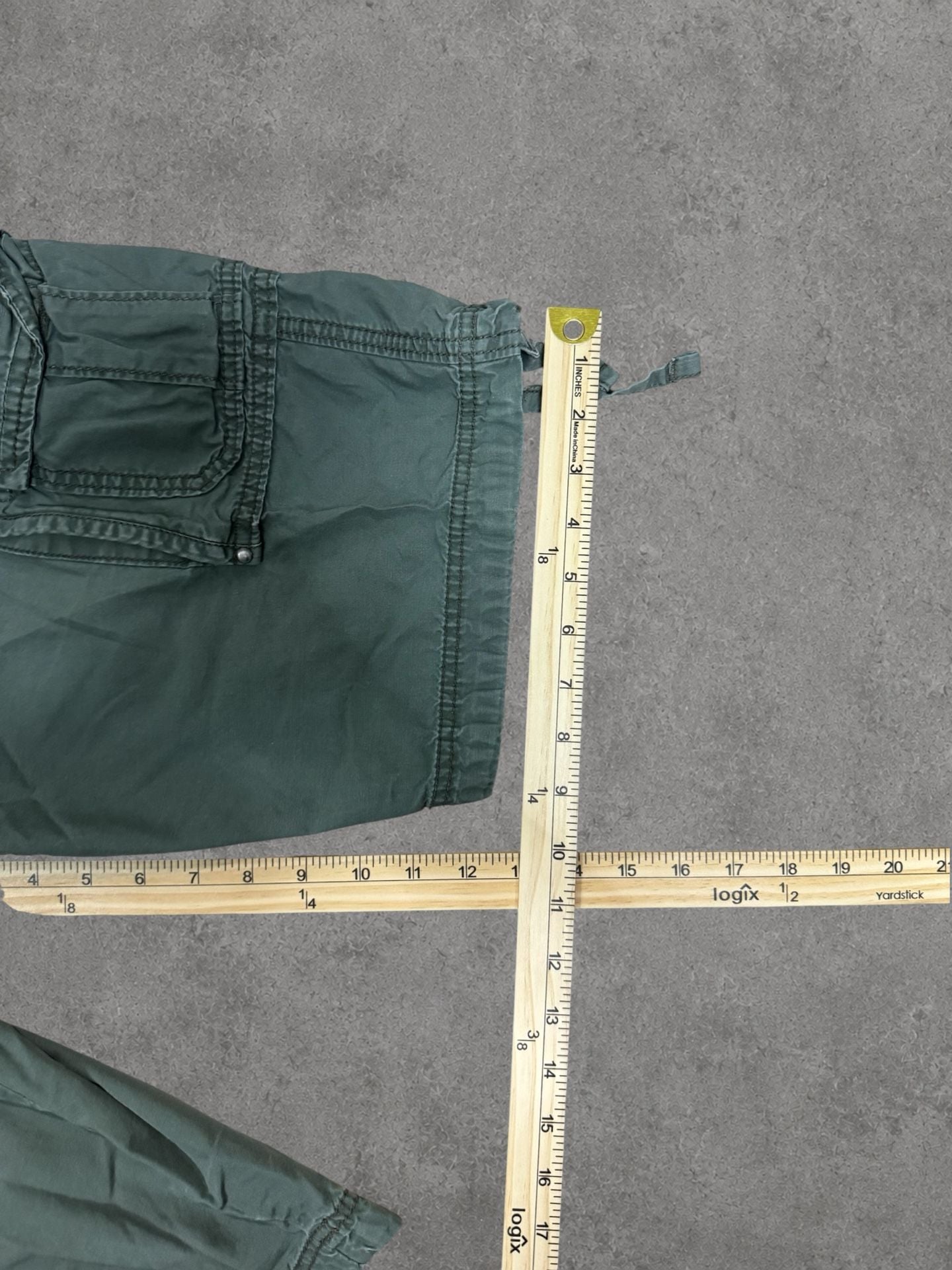 Unionbay Green Cotton Cargo Shorts 7