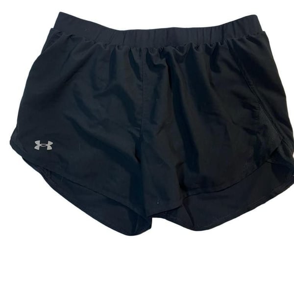Under Armour HeatGear Loose Fit Running Shorts Black Size Large