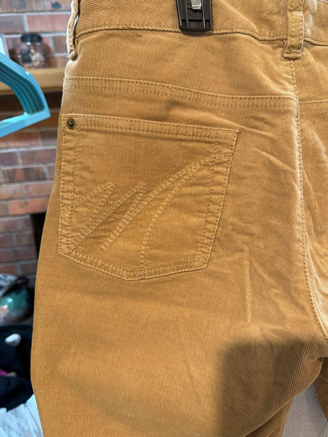 Michael Kors Women's Camel Brown Corduroy Pants Size 10 6