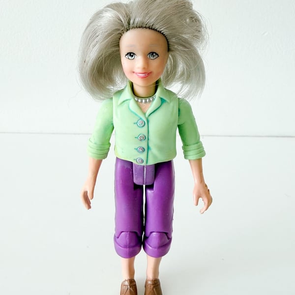 Fisher Price Loving Family Grandma Doll Replacement Figure Mattel 2006 -