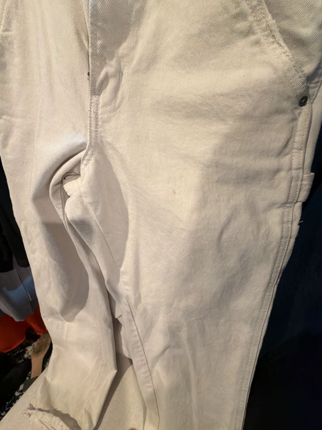 BDG Urban Outfitters Beige Canvas Carpenter Pants Utility Jeans 4