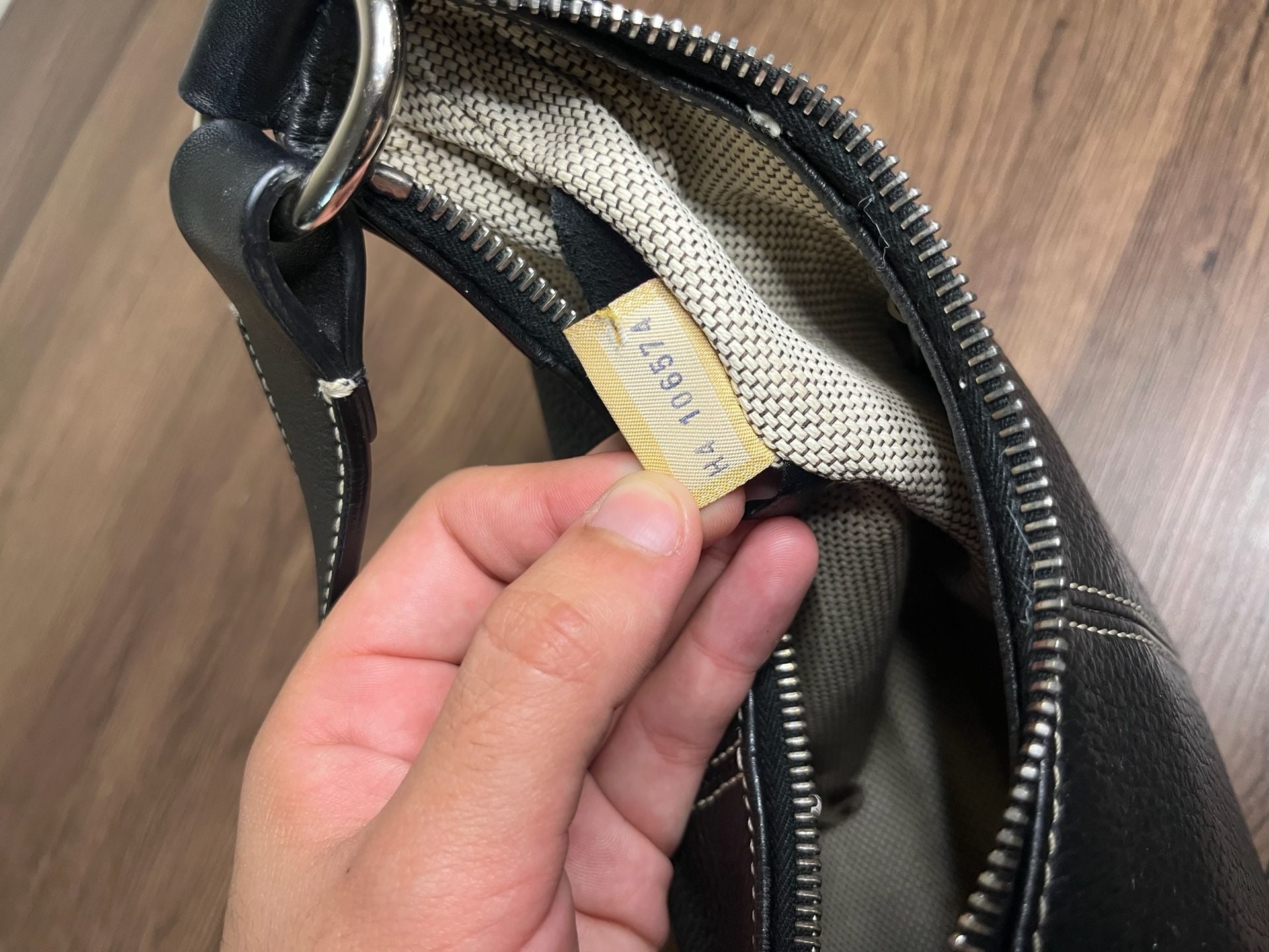 Dooney & Bourke All Weather Leather Pebbled Small Crescent Hobo Shoulder Bag 7