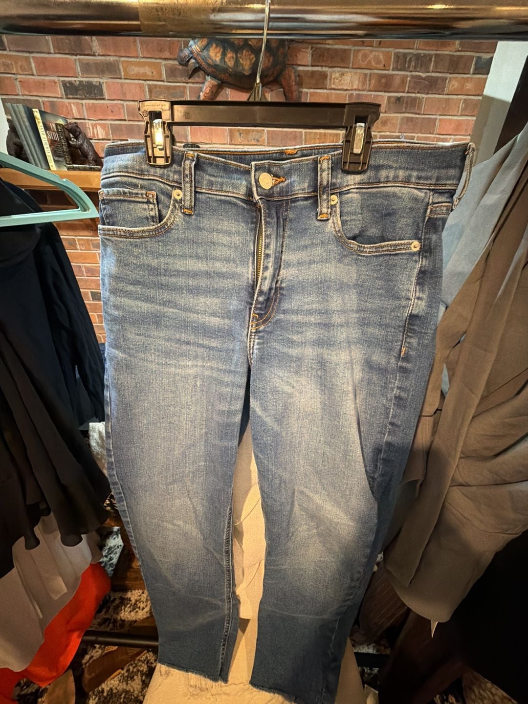 Banana Republic Mid-Rise Slim Blue Denim Jeans Size 29/8 2