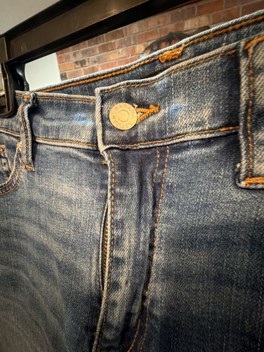 Banana Republic Mid-Rise Slim Blue Denim Jeans Size 29/8 3
