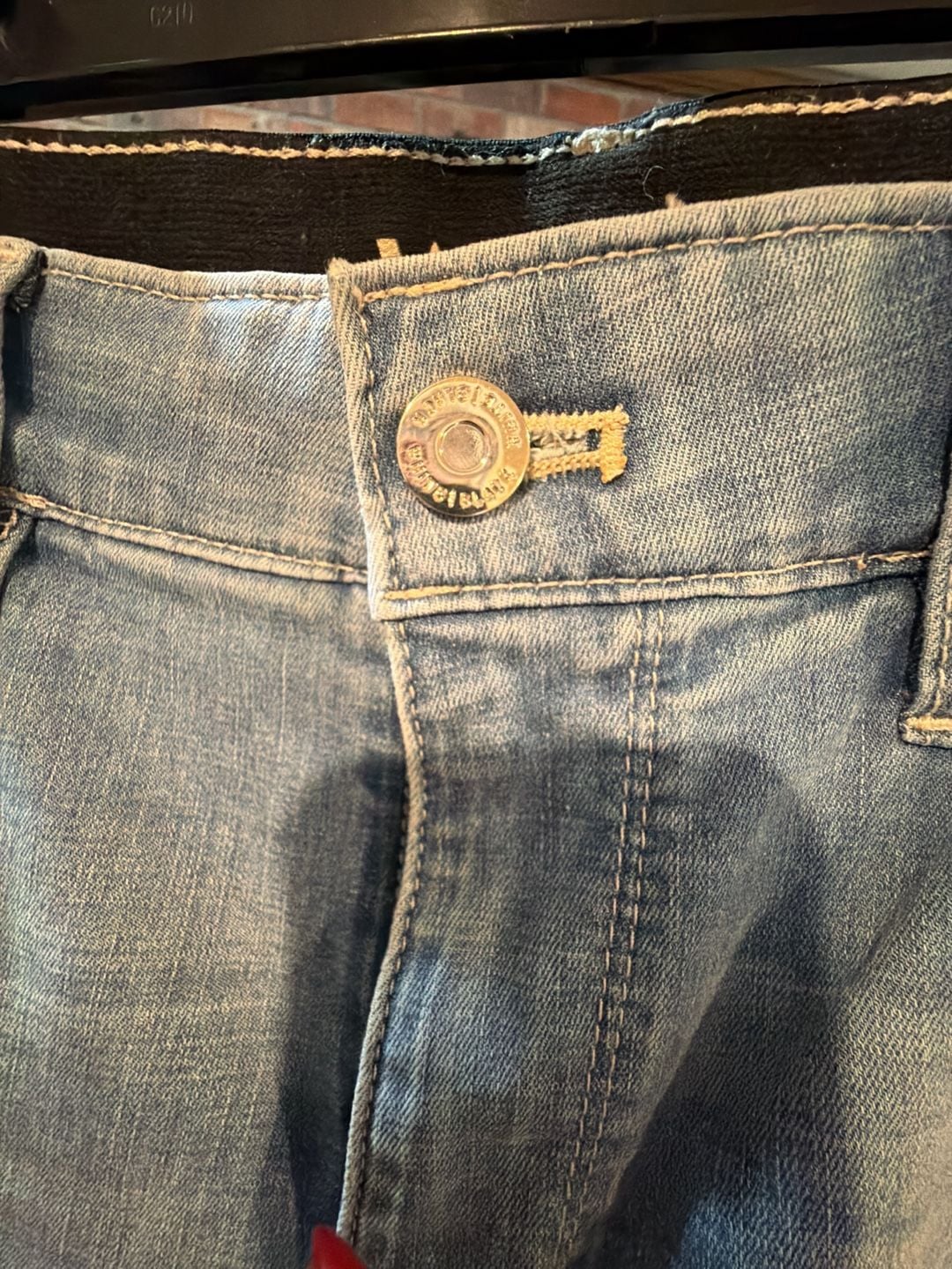 WHBM Light Wash Cropped Denim Jeans Size 8 4