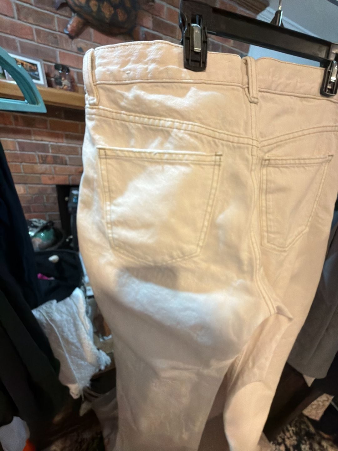 Mango Matilda Ecru Denim Jeans 5