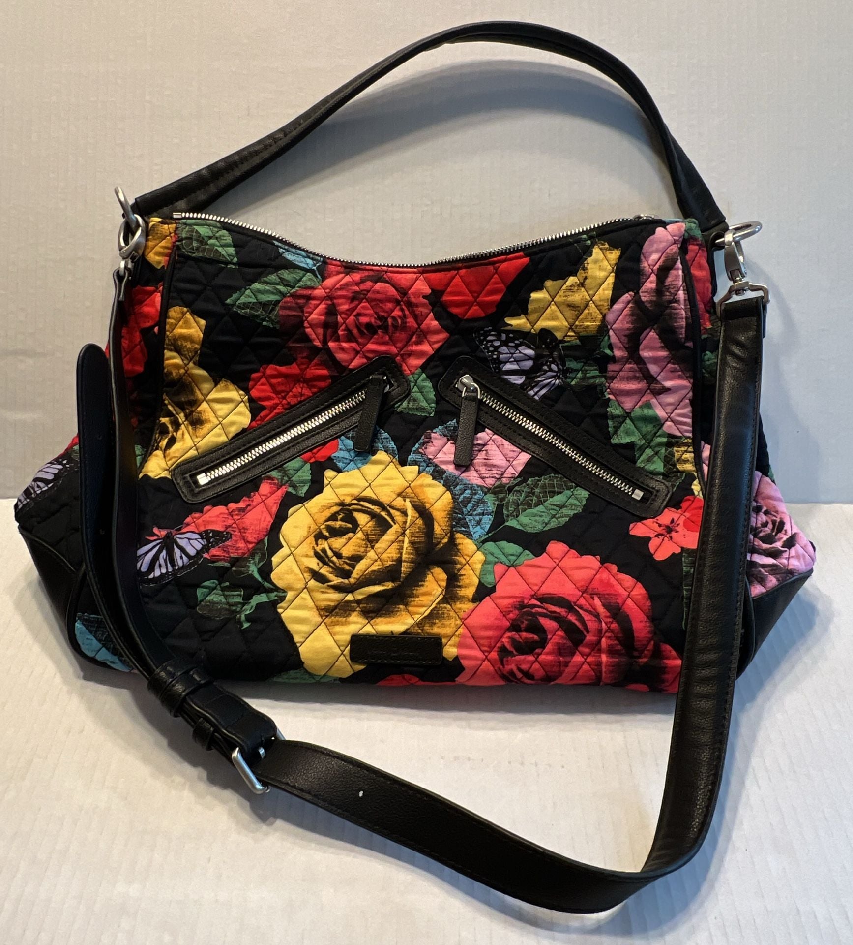 Vera Bradley Havana Rose Vivian Hobo Bag 2