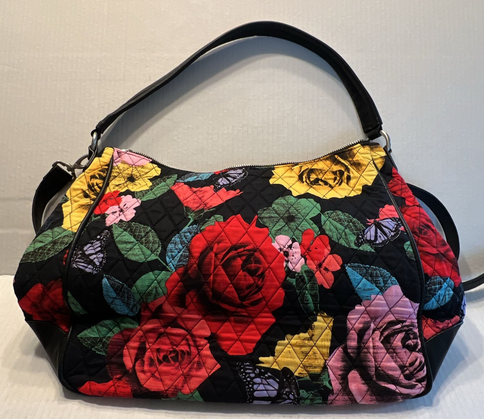Vera Bradley Havana Rose Vivian Hobo Bag 3